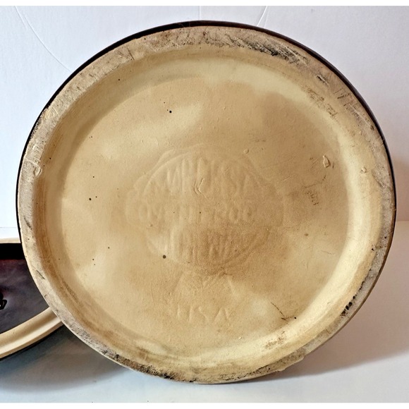 Marcrest Stoneware 1950's Brown Cookie Jar Daisy and Dot MCM Boho Cottage Core - Picture 6 of 10